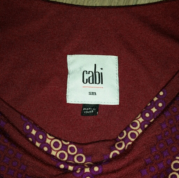 Cabi Maroon Tank top - Picture 3 of 6